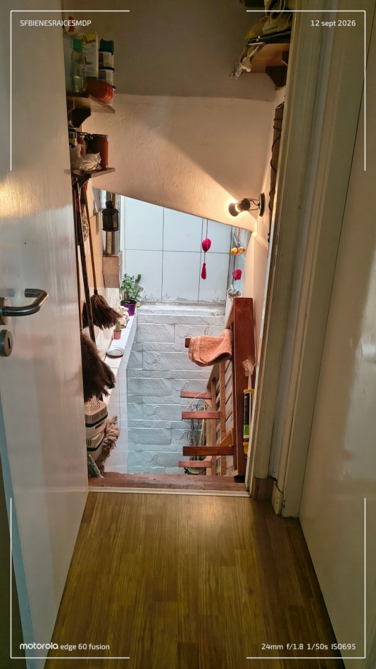 HERMOSO PH DE 3 AMBIENTES RECICLADO CON SOTANO Y DOBLE PATIO 