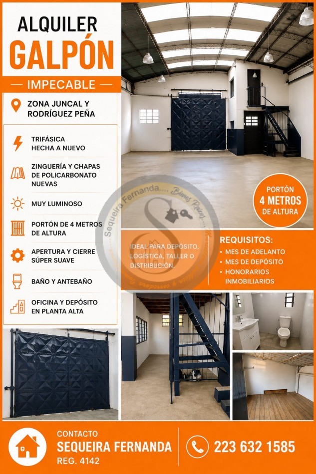 Galpon con administracion de 200m², Destinado para Deposito taller logistica o emprendimiento 
